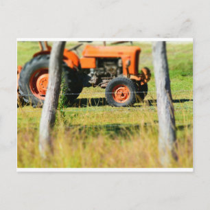 CARTE POSTALE FIAT TRACTOR RURAL QUEENSLAND AUSTRALIE