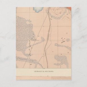 Carte Postale Fiche géologique détaillée XIII