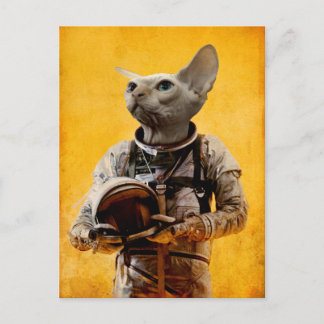 Carte Postale Fier astronaute