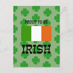Carte Postale Fier d'être irlandais