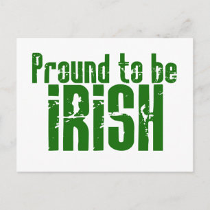 Carte Postale Fier d'être irlandais