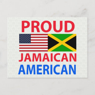 Carte Postale Fier Jamaïcain Américain