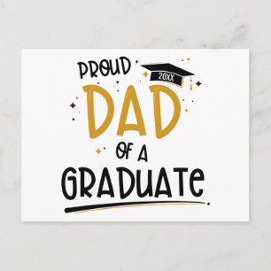 Carte Postale Fier papa d'un diplômé