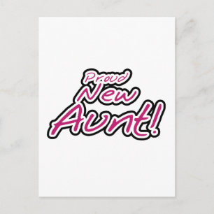 Carte Postale Fier T-shirts et cadeaux de la nouvelle tante