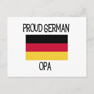 Carte Postale Fière Opa allemande