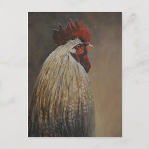 Carte postale Fière Rooster Bird Art