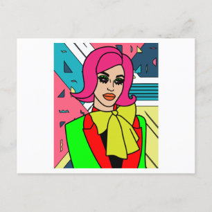 Carte Postale Fiers Drag Queen inspiré