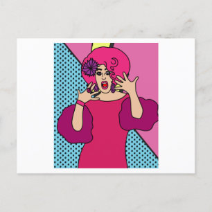 Carte Postale Fiers Drag Queen inspiré