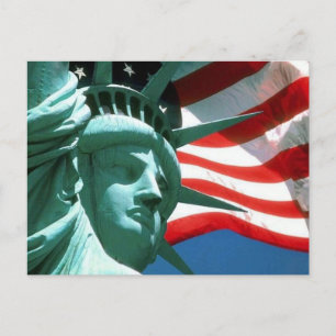 CARTE POSTALE FIERTÉ AMÉRICAINE