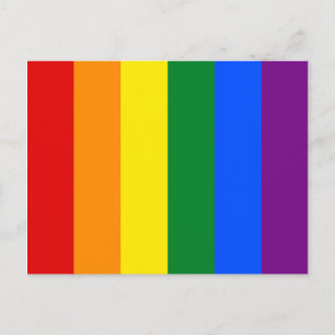 Carte Postale Fierté arc-en-ciel