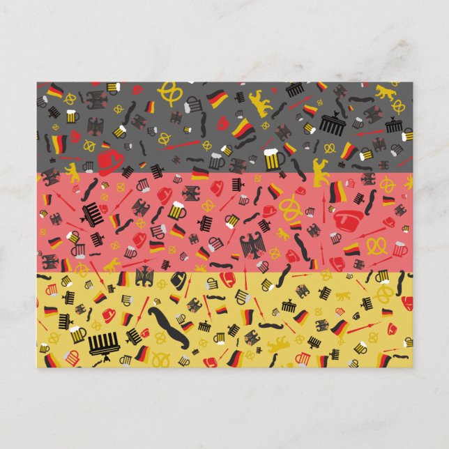 Carte Postale Fierté d'Allemagne (Devant)