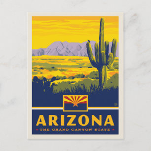 Carte Postale Fierté de l'État Arizona