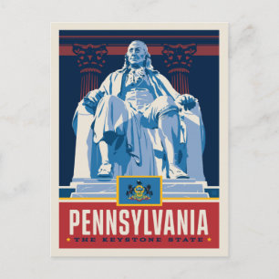 Carte Postale Fierté de l'État   Pennsylvanie