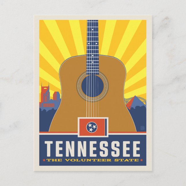 Carte Postale Fierté de l'État | Tennessee 2 (Devant)