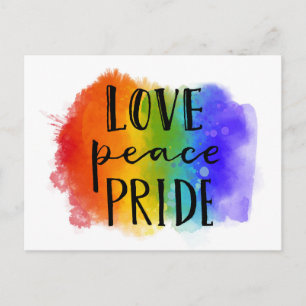 Carte Postale Fierté de paix d'amour
