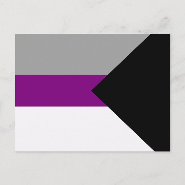 Carte Postale Fierté demisexuelle (Devant)