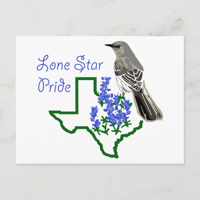 Carte Postale Fierté étoile solitaire (Devant)