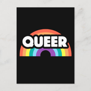 Carte Postale fierté - L'amour arc-en-ciel gay est amour.