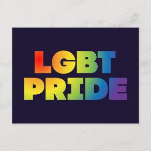 CARTE POSTALE FIERTÉ LGBT