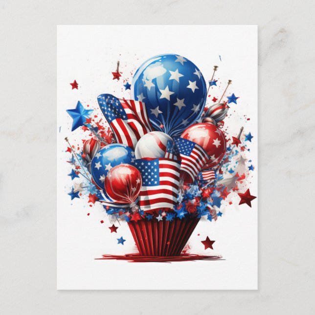 Carte Postale Fierté Patriotique (Devant)