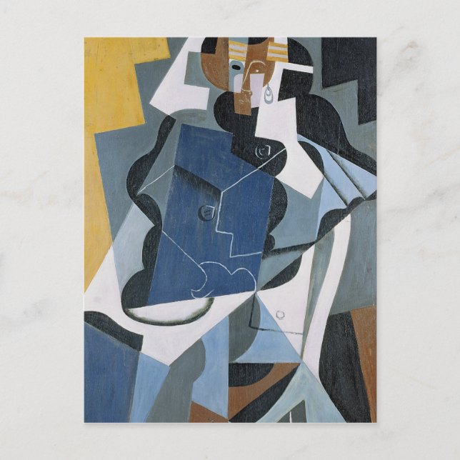 Carte Postale Figure d'une femme, 1917 (Devant)