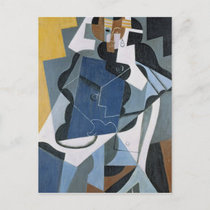 Carte Postale Figure d'une femme, 1917