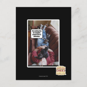 Carte Postale File d'attente pour les lunettes