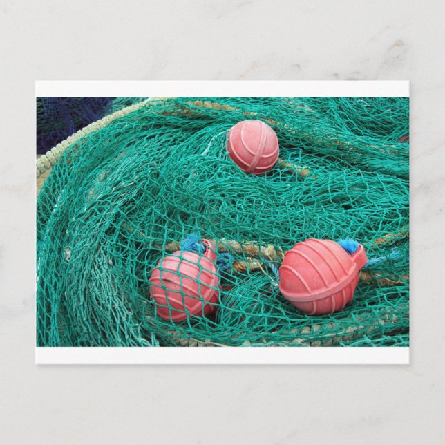 Carte Postale filets de pêche (Devant)
