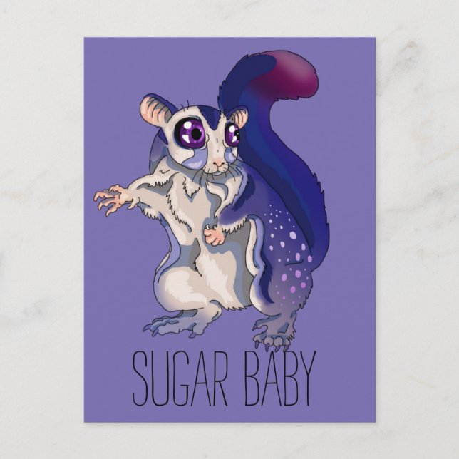 Carte Postale Fileur à sucre pour bébé (Devant)