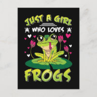 Fille aime la fille de grenouilles Kawaii Frog Lov
