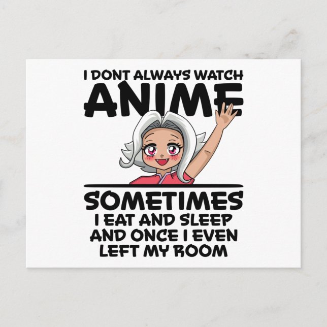 Carte Postale Fille Anime Manga Cosplay Ramen Japonaise Otaku Ca (Devant)