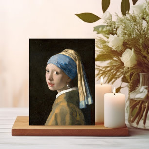 Carte Postale Fille avec une oreille perle   Johannes Vermeer