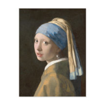 Fille avec une perle d'oreille-Johannes Vermeer Ar