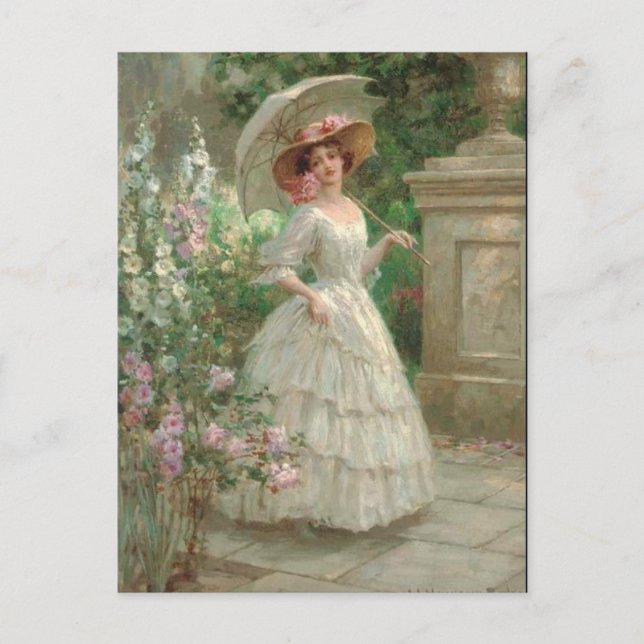 Carte Postale Fille Bell vintage Southern (Devant)