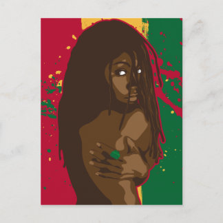Carte Postale Fille de Rasta