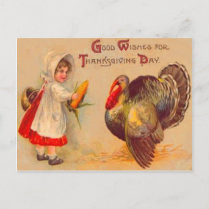 Carte Postale Fille et Turquie
