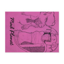 Fille fantôme rose et ours en colère