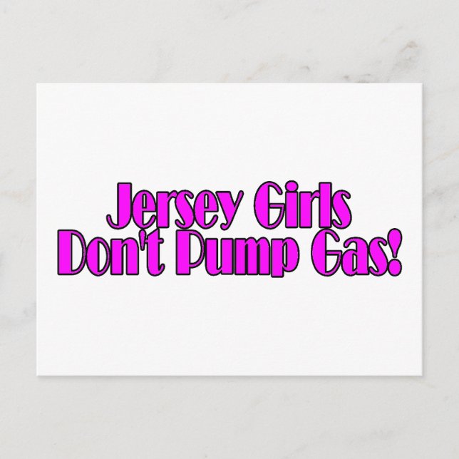 Carte Postale fille jersey (Devant)