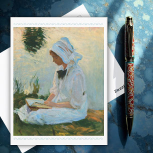 Carte Postale Fille lue par un flux, Sargent 1888