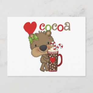 Carte Postale Fille Ours Cocaca Amour