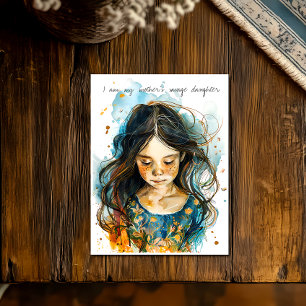 Carte Postale Fille Sauvage