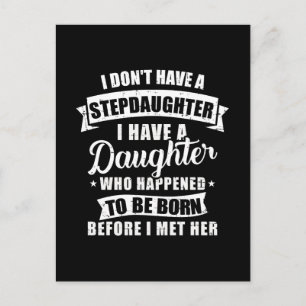 Carte Postale Fille Stepfather née avant la rencontre Stepgirl