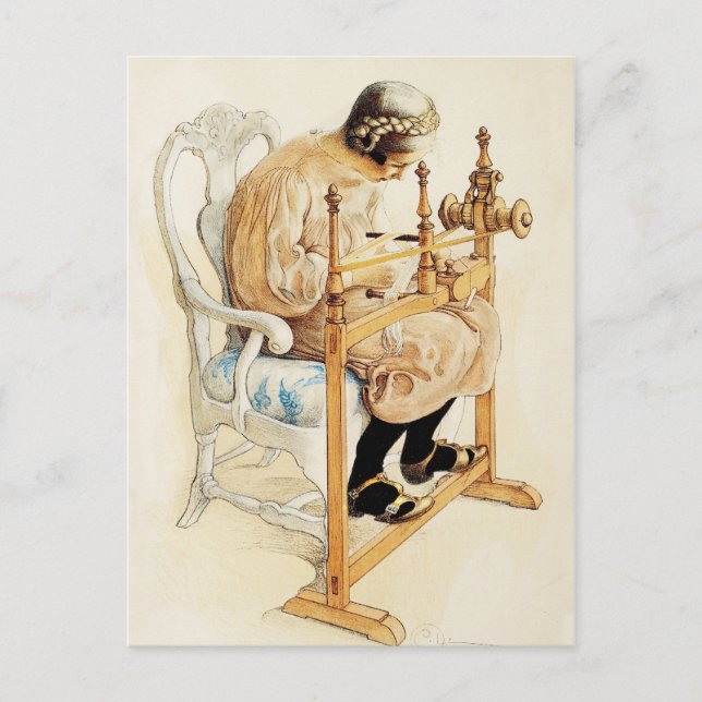 Carte Postale Fille suédoise (Devant)