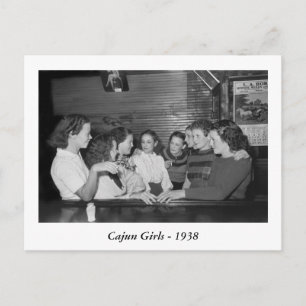 Carte Postale Filles cajun, 1938