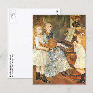 Carte Postale Filles de Catulle Mendes par Pierre Renoir