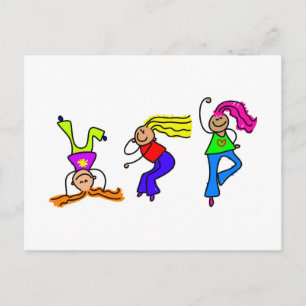 Carte Postale Filles funky