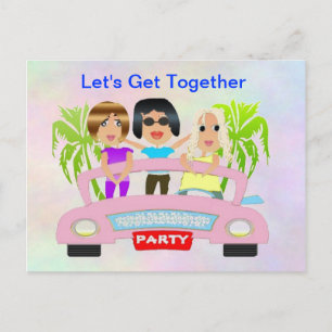 Carte postale Filles Night Out