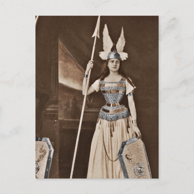 Carte Postale Filles Retro Valkyrie (Devant)