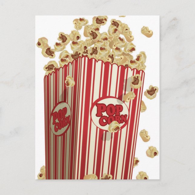 Carte Postale film popcorn (Devant)