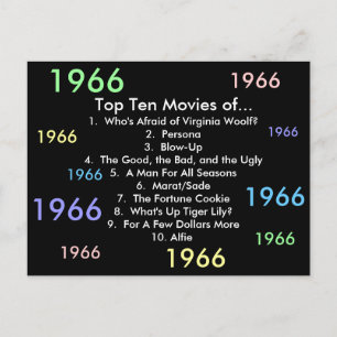 Carte Postale Films 1966